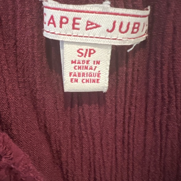 Cape Juby Maroon Tank Top - Picture 2 of 2